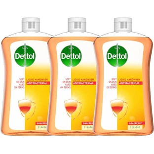 Dettol Grapefruit Refill Hand Wash 3x750ml