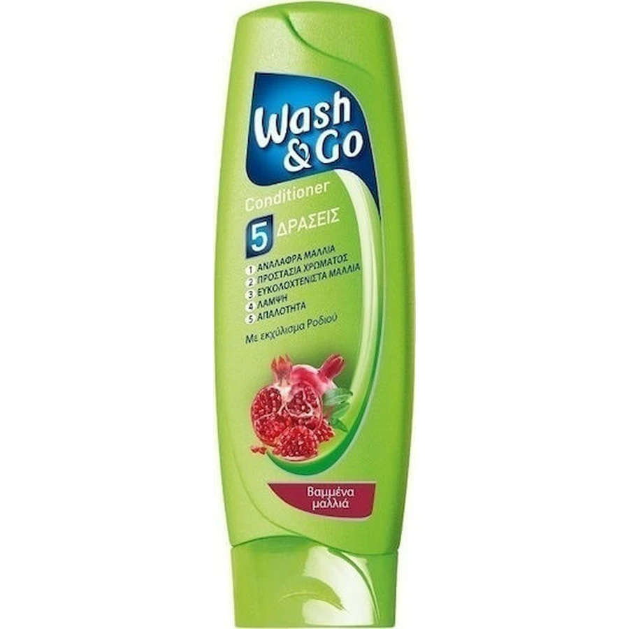 Wash & Go Granaatappel Geverfd Haar Hydraterende Conditioner voor Geverfd Haar 180ml