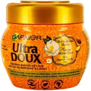 Garnier Mascarilla Capilar Hidratante Ultra Suave Argán y Camelia 300ml