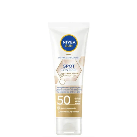 Nivea Spot Control Luminous 630 przeciwsłoneczny krem do twarzy SPF50 40ml: ceny i cechy