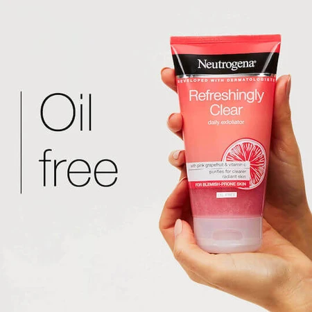 Neutrogena Refreshingly Clear Scrub pentru Față 150ml