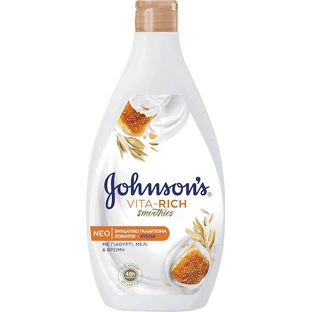 Johnson & Johnson Smoothies Jogurt, Miód i Owies Nawilżający balsam do ciała dla wszystkich rodzajów skóry 400ml