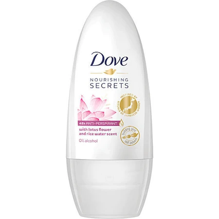 Dove Secretos Nutritivos Flor de Loto y Agua de Arroz Desodorante 48h Roll-On 50ml