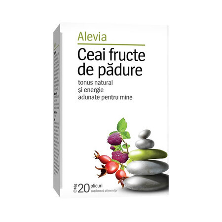 Ceai fructe de padure, 20 plicuri, Alevia