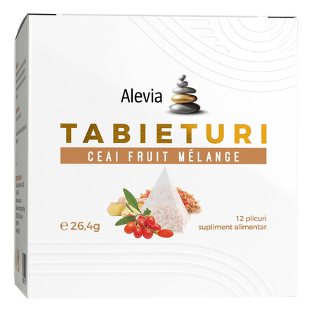 Ceai fruit melange Tabieturi , 12 plicuri, Alevia