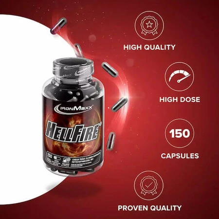 IronMaxx Hellfire 270mg 150 gélules