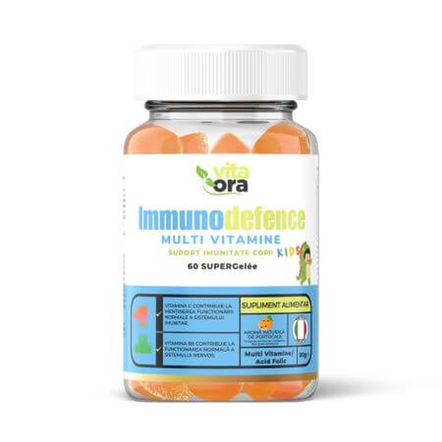 Immunodefence Kids Super Gelee, orange flavor, 60 jellies, Vita Ora