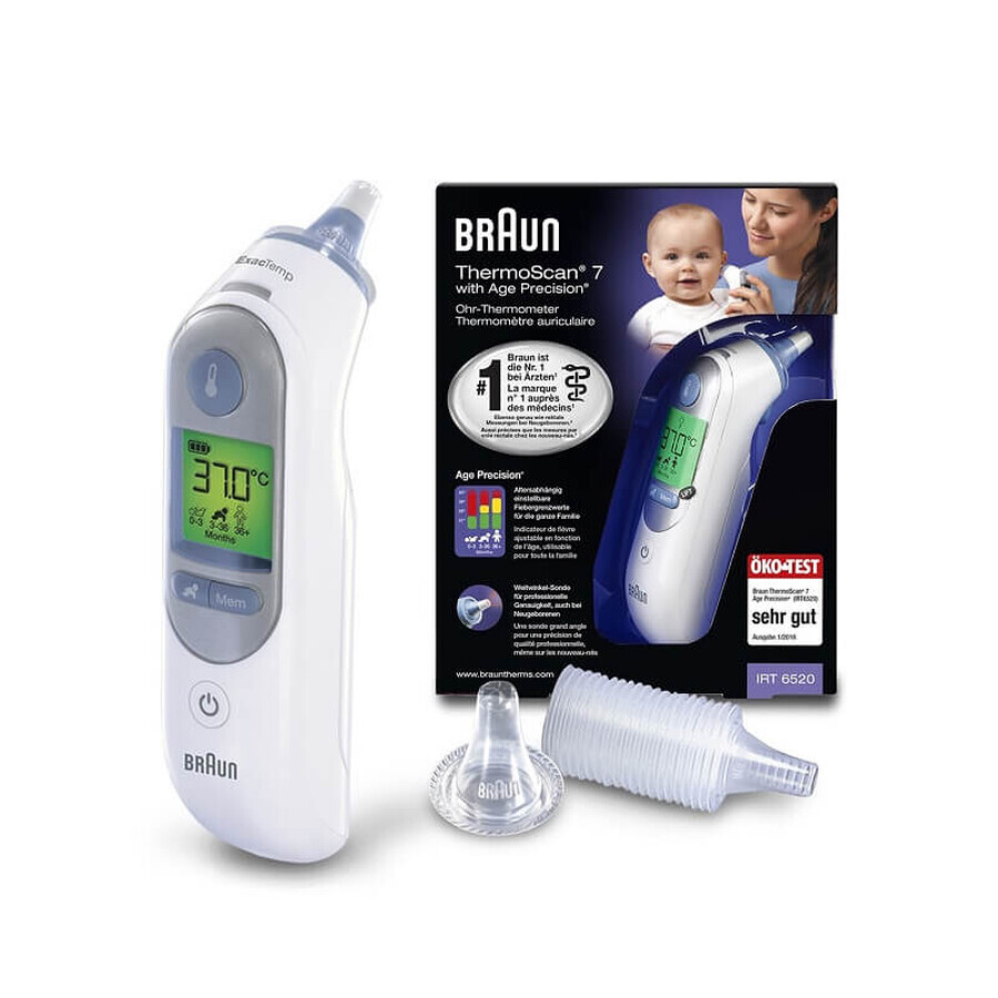 Leeftijd precisie oorthermometer, Termoscan 7, TOW004690, Braun