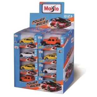 Metalen speelgoedauto, 11,5 cm, Fresh Metal Power Racer, Verschillende modellen, 3 jaar+, 1 stuk, 1 stuk, Maisto
