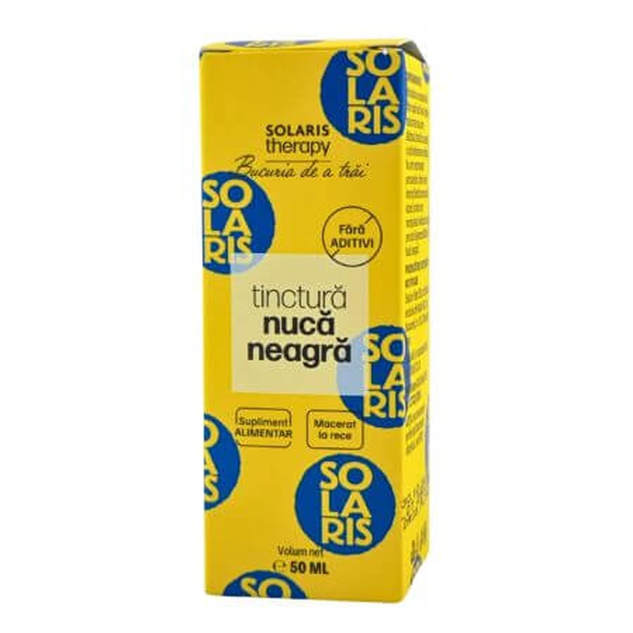 Tintura de nuez negra, 50 ml, Solaris