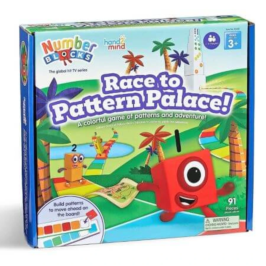 Juego de bloques numéricos, Model Palace Race, 3 años+, Hand2Mind