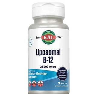 B12 liposomiale, 2500 mcg, 30 capsule, Kal