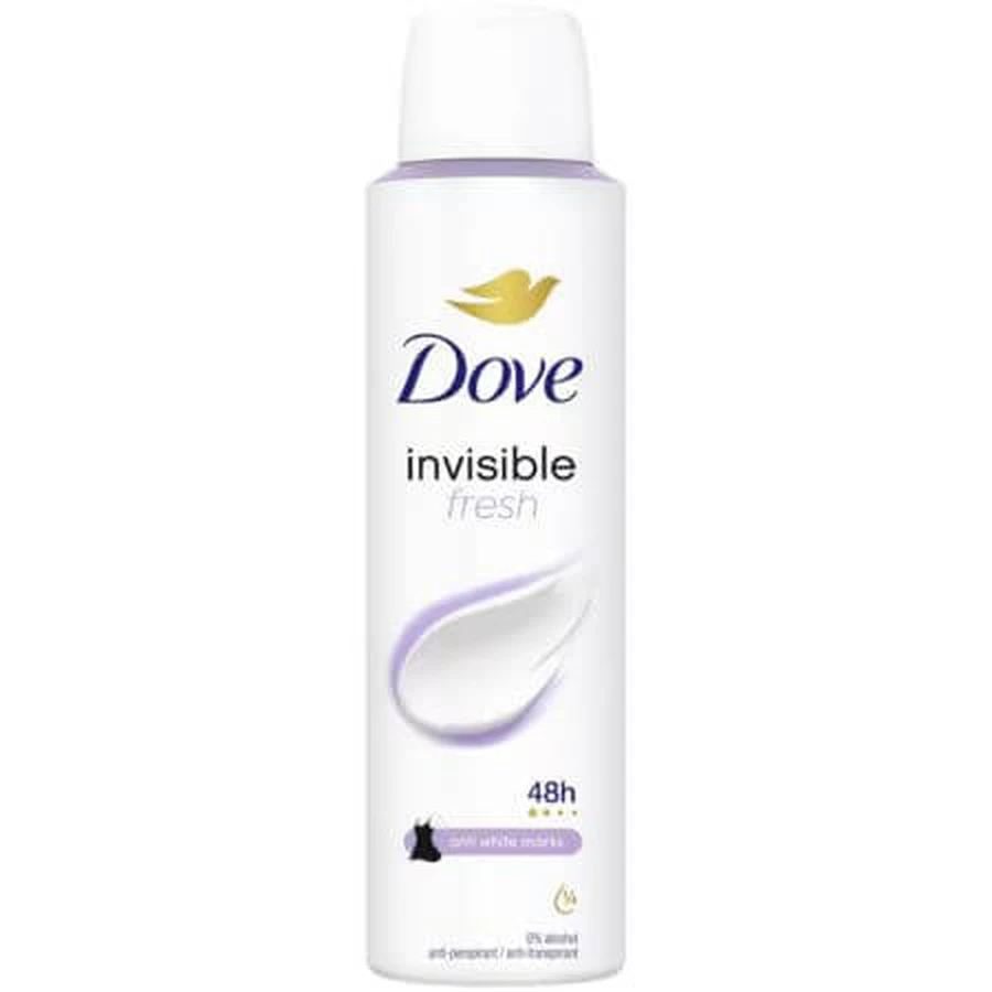 Déodorant en spray pour femmes Invizible Fresh, 150 ml, Dove