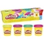 Set van 4 plasticine doosjes, 2 jaar+, Play Doh
