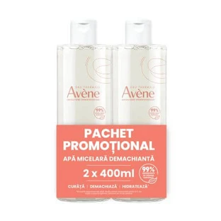 Avene agua limpiadora micelar 2x400 ml