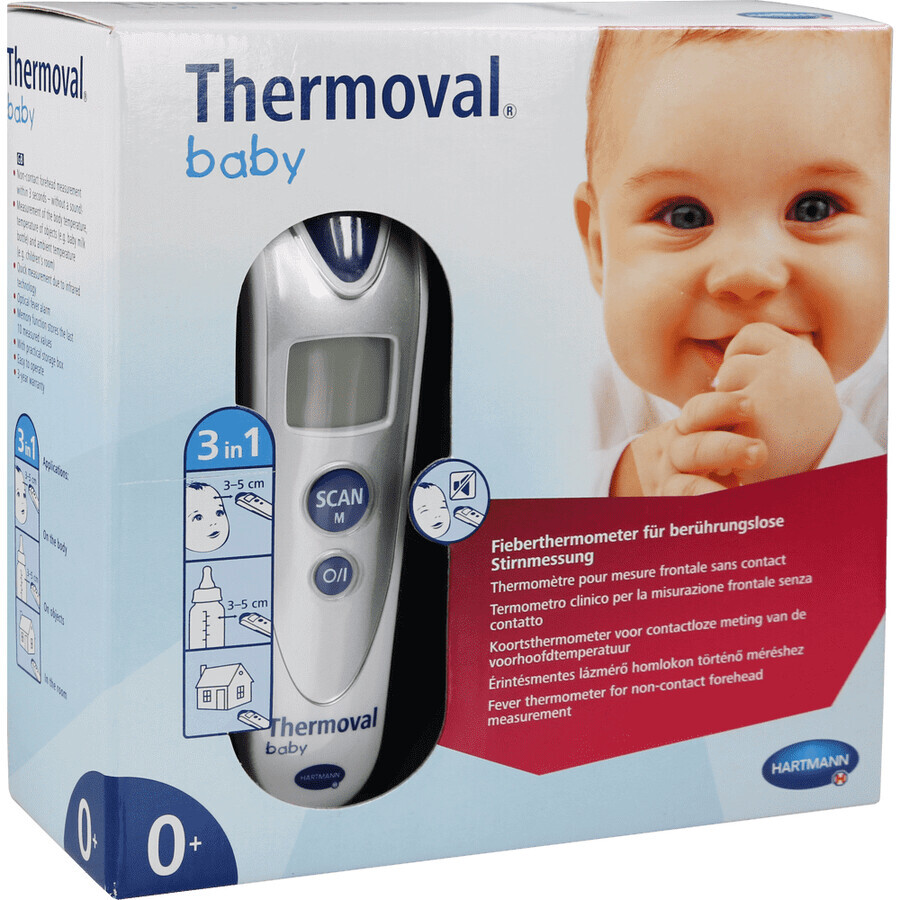 Contactloze thermometer Thermoval Baby, Hartmann
