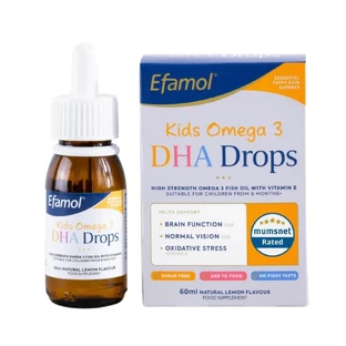 Drops with Omega 3 DHA for children, 60 ml, Efamol