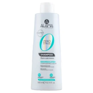Shampoo purificante per cuoio capelluto grasso Zero Stress, 300 ml, Alama