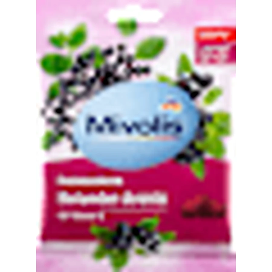 Mivolis Gotas para la garganta de grosella negra y aronia sin azúcar, 75 g