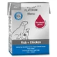 Nassfutter mit Huhn und Fisch für ausgewachsene Hunde Dog, 185 g, Platinum