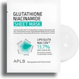 Glutathion en niacinamide servetmasker, 25 ml, Aplb