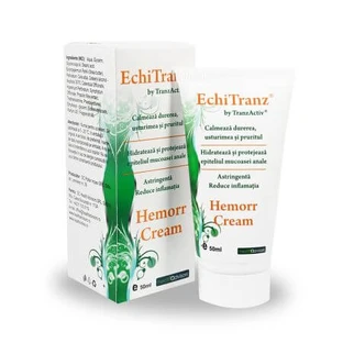Aambeiencrème met natuurlijke actieve ingrediënten, EchiTranz TranzActiv, 50 ml, Health Advisors