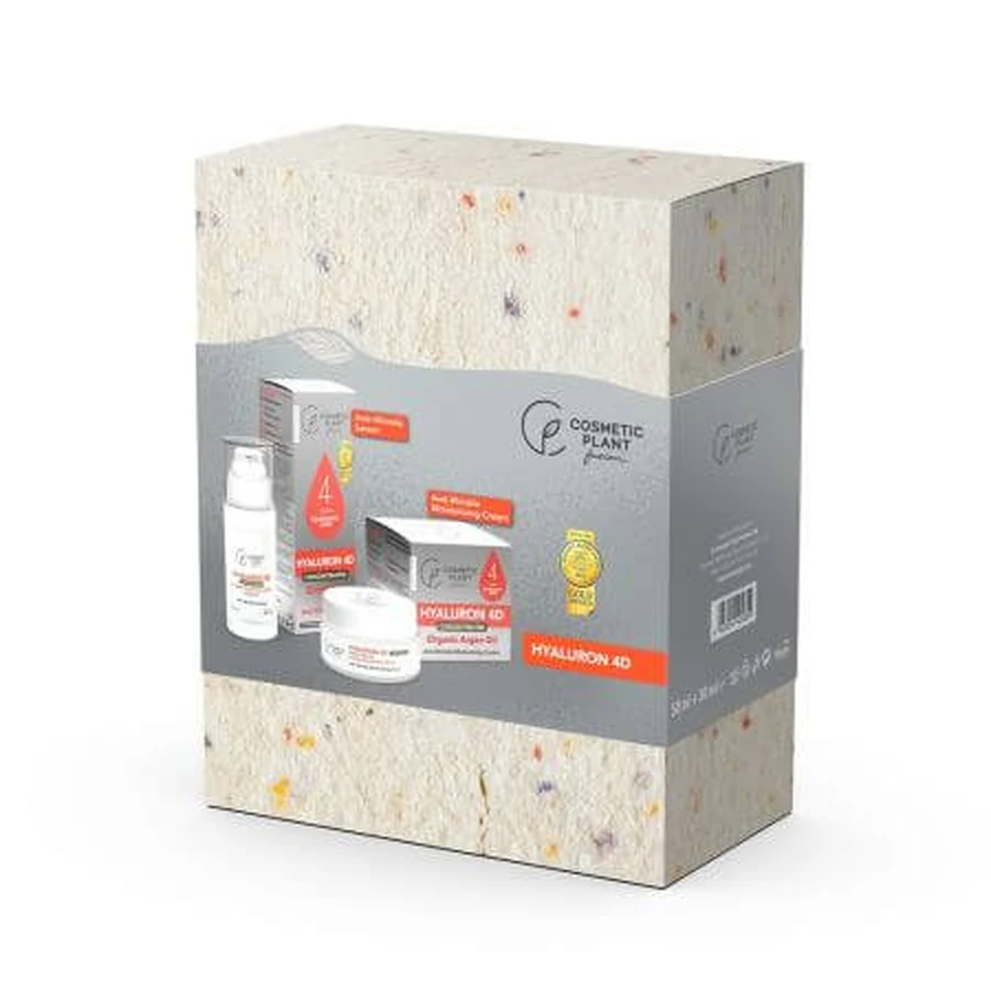 Set Crema idratante antirughe 50 ml + Siero concentrato antirughe 30 ml Fusion, Cosmetic Plant