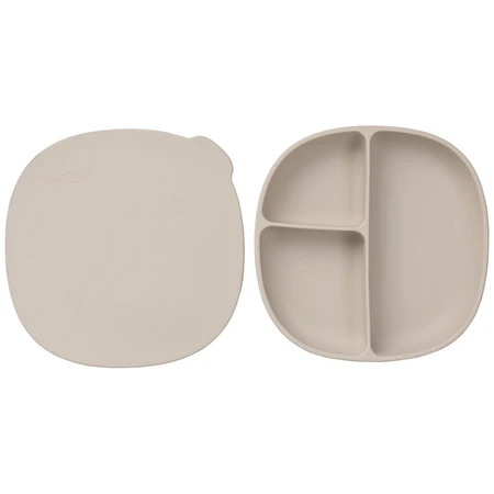 B.Box, plate with lid, Latte