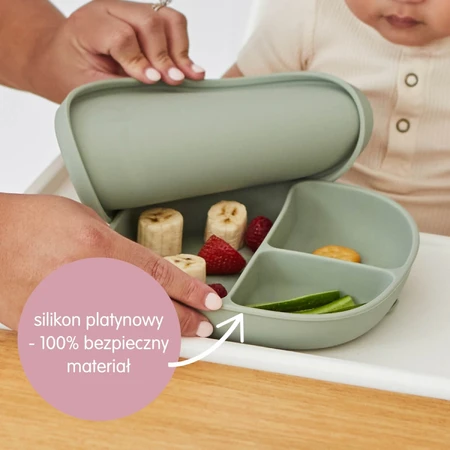 B.Box, plate with lid, Latte
