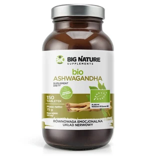 Big Nature Bio Ashwagandha, 150 comprimidos