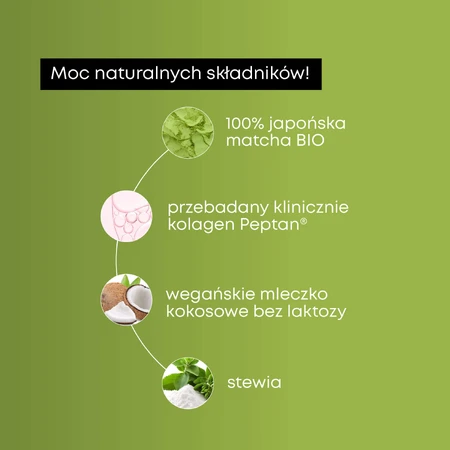 Supersonic Matcha Latte Colágeno, sabor fruta de la pasión, 280 g