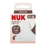 NUK Perfect Match, Flaschensauger, Silikon, Größe M, ab 3 Monate, 2 Stück