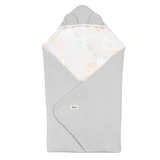 Lionelo Travel Swaddle Blanket, Car Seat Wrap, Grey Balloon, 90 x 90 cm