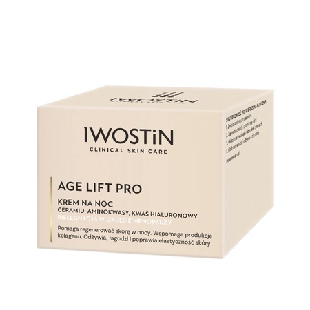 Set Iwostin Age Lift Pro, crema giorno, SPF 15, 50 ml + crema notte, 50 ml + borsa cosmetica in omaggio