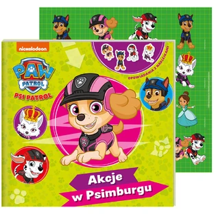 Psi Patrol Stories with Stickers Actions in Psimburg, a book for children
