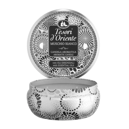 Tesori d'Oriente, Duftkerze, Muschio Bianco, 200 g