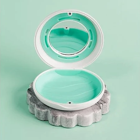 Zent etui, etui voor retainers, aligners, beugels en overlays, wit