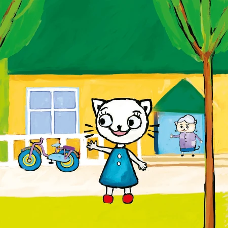 Kitty Cat gets angry, a book for children
