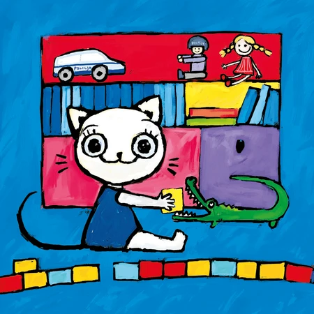 Kitty Cat gets angry, a book for children