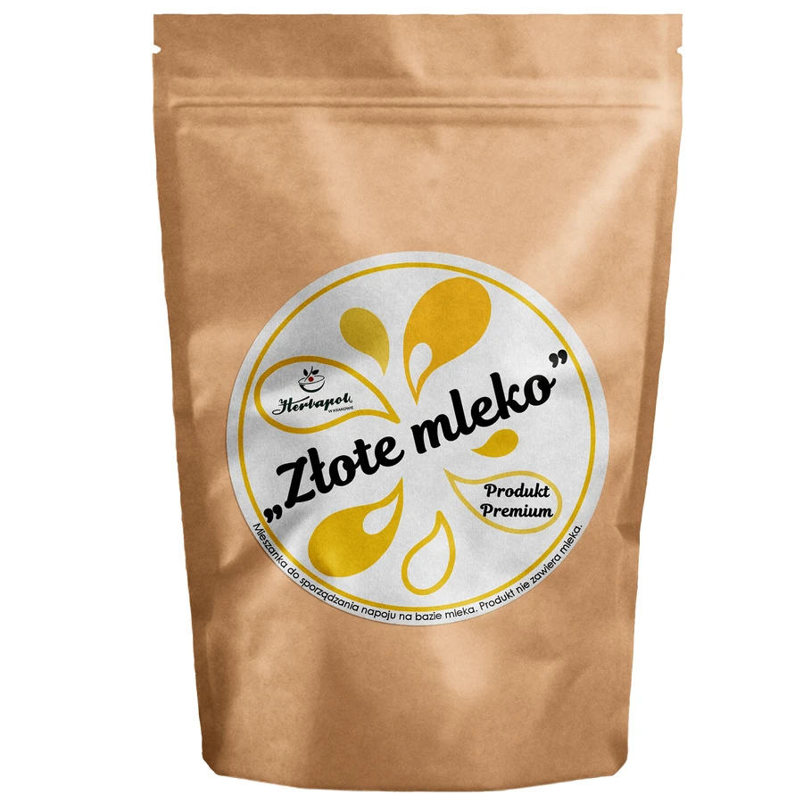 Herbapol Goldene Milch, natürliche Mischung mit Kurkuma zur Herstellung eines Getränks, 200 g