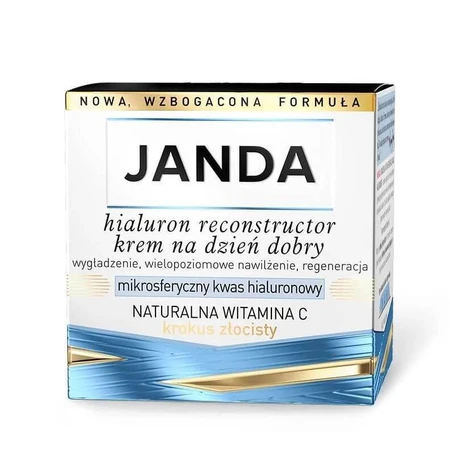 Janda Hialuron Reconstructor, cremă de zi, crocus auriu, 50 ml