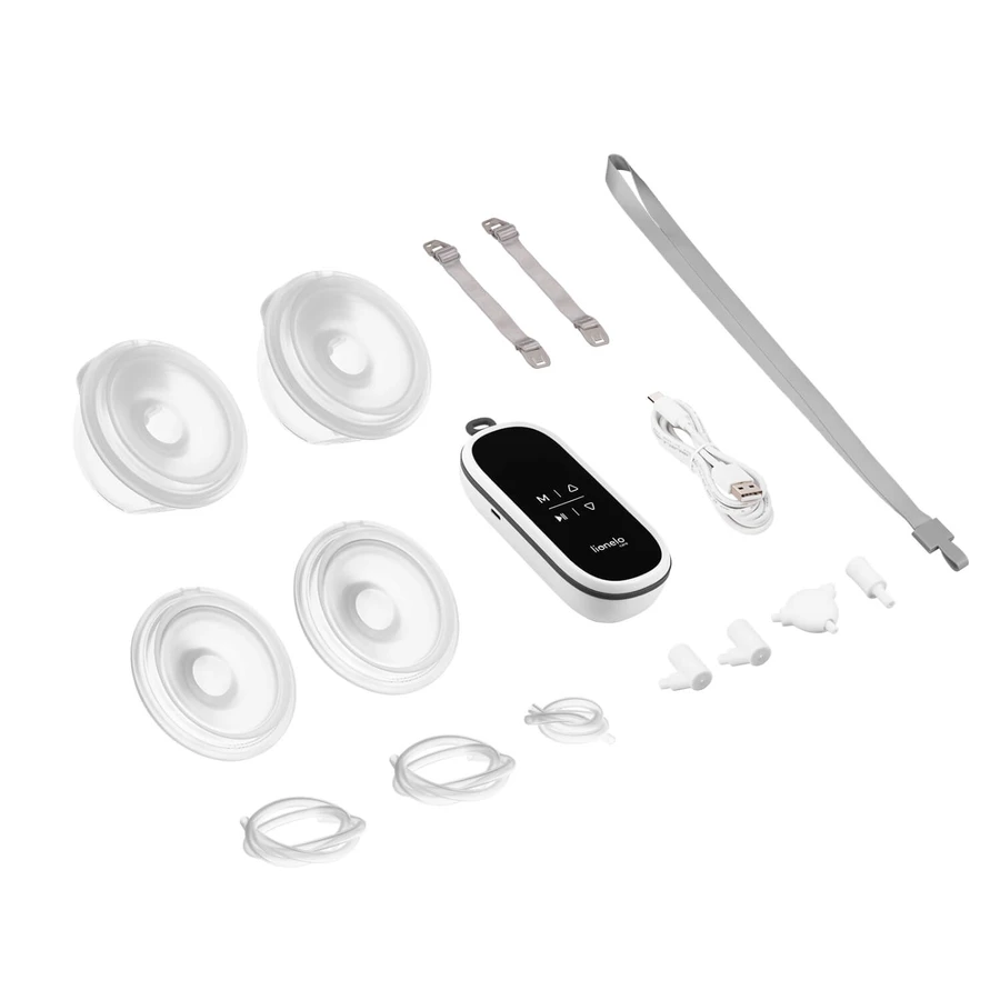 Lionelo Twee Free, extractor de leche eléctrico manos libres, doble, trifásico