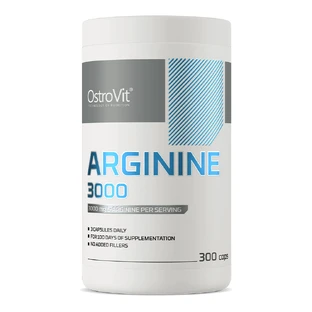 OstroVit Arginine 3000, arginina, 300 kapsułek