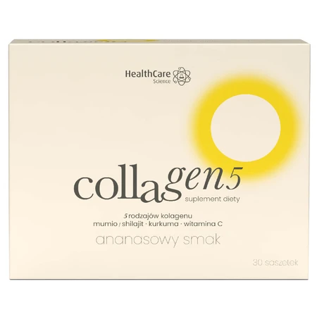 Colágeno5, sabor piña, 30 sobres