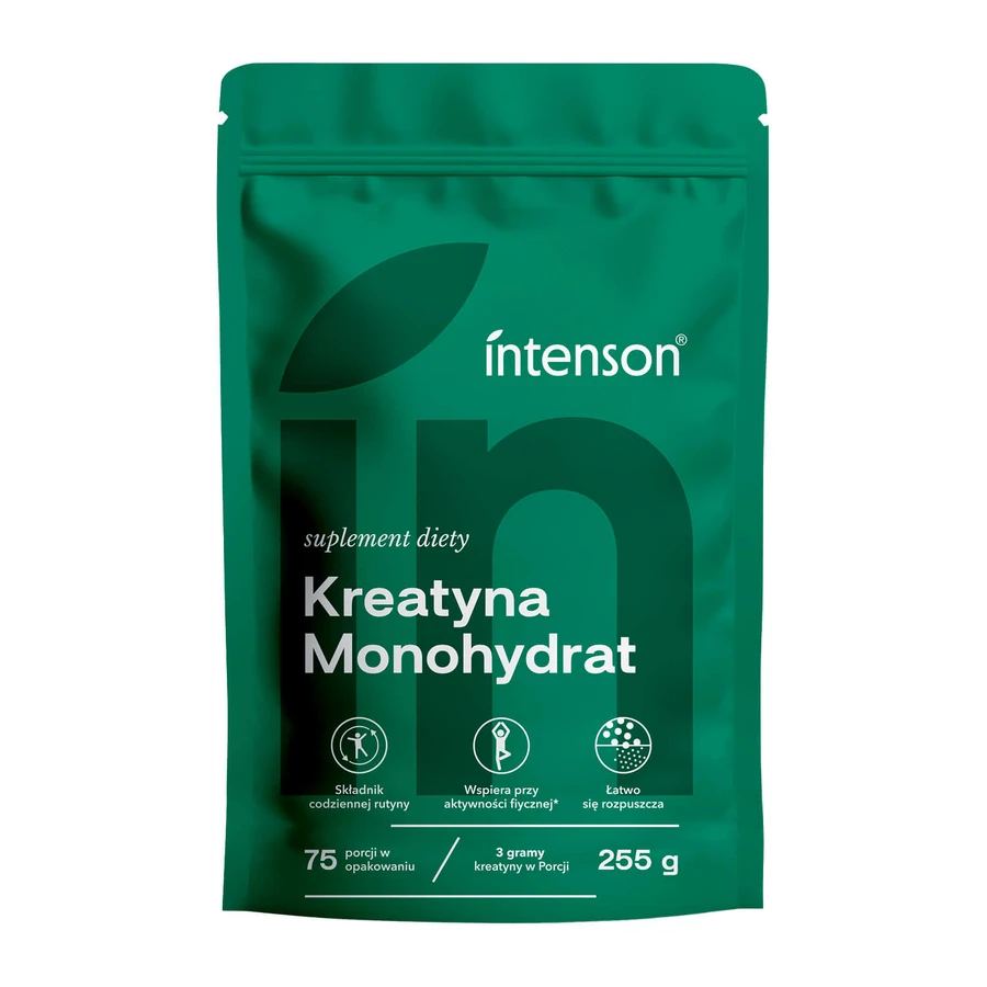 Intenson Creatine Monohydraat Puur, natuurlijke smaak, 255 g
