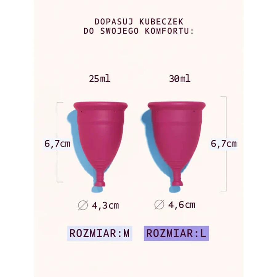Finally.me, Menstruationstasse, Größe L