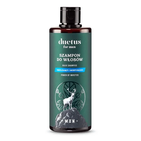 Duetus For Men Power Of Invictus set, gel douche, 300 ml + shampooing, 300 ml + crème visage, 50 ml EMBALLAGE DEFECTUEUX