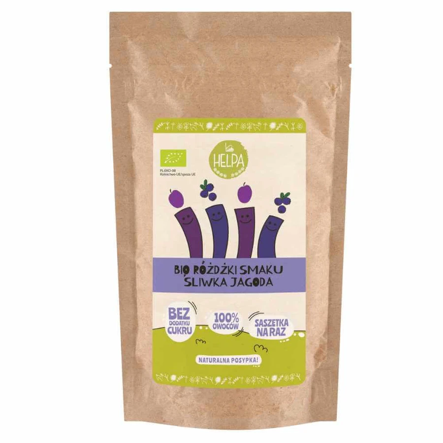 Helpa Bio Flavor Wands, plum, blueberry, 20 g