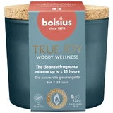 Bolsius True Joy Woody Wellness, geurkaars met kurken deksel