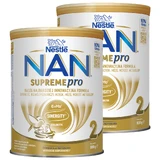 Set Nestle NAN Supremepro 2 HMO, Folgemilch für Säuglinge ab 6 Monaten, 2 x 800 g